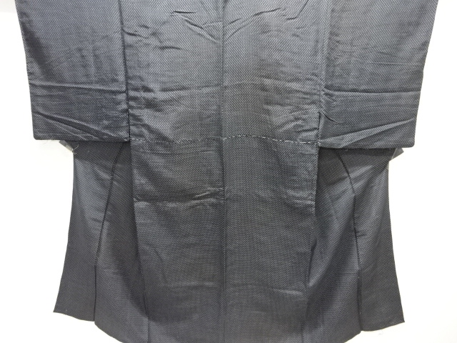 JAPANESE KIMONO / ANTIQUE HITOE MENS KIMONO / SILK / CROSS
